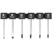 Набор отверток c трехкомпонентными рукоятками 6 штук Дело Техники 728065