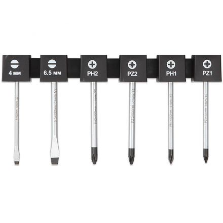 Набор отверток c трехкомпонентными рукоятками 6 штук Дело Техники 728065