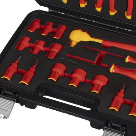 Набор диэлектрических инструментов Topfort 21 предметов (VDE584121)