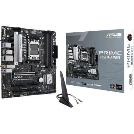 Материнская плата ASUS PRIME B650M-A WIFI, AM5, B650, 4xDDR5, mATX