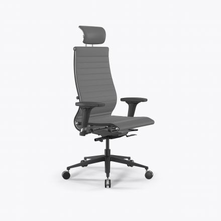 Кресло SynchroSit 10 B2-110D - Extra /Km02/Nb02/D02P/H13mL-2D(M24.B11.G19.W25) Серый