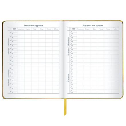 Дневник 1-11 класс 48 л., кожзам (твердая с поролоном), фольга, BRAUBERG HOLIDAY, "Музыка", 106914