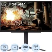 Монитор LG 27 UltraGear 27GS75Q-B IPS HDMI HAS 2560x1440 180H G-Sync FrS DP Монитор LG 27 UltraGear 27GS75Q-B IPS HDMI HAS 2560x1440 180H G-Sync FrS DP