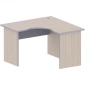 Стол угловой Easy B (437,258) светлый дуб/серый (430/440) Ш1200