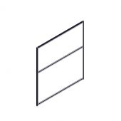 Секция комбинированной перегородки RP130SL120 Серый/Tempo 7 (Синий) 1200х22х1300