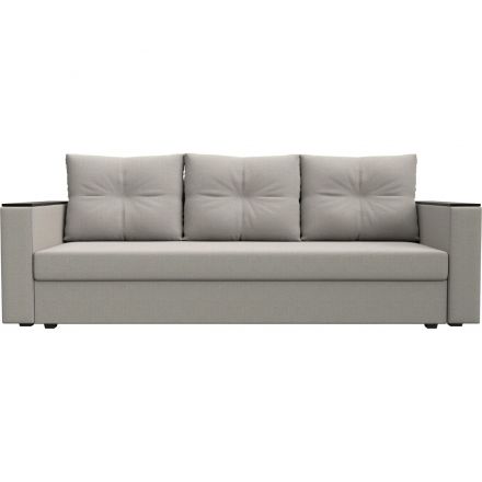 Диван АrtМ_Атланта (126169) 3-М,раскладн. Б/С, тк. рогож. Амур-2 беж