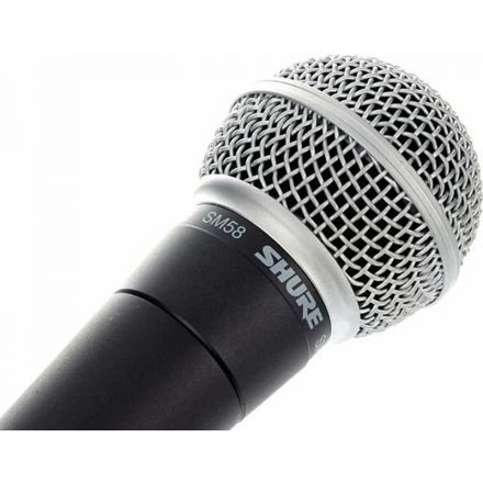 Микрофон Shure SM58-LCE, вокальн динамич кардиоидн, 50-15000 Гц, 1,6 мВ/Па