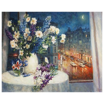 Картина по номерам 40х50 см, ОСТРОВ СОКРОВИЩ "Романтика вечера", на подрамнике, акрил, кисти, 662889 Картина по номерам 40х50 см, ОСТРОВ СОКРОВИЩ "Романтика вечера", на подрамнике, акрил, кисти, 662889