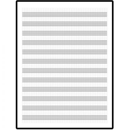 Тетрадь нотная А4 Альт 8л в ассортименте 5-8-011