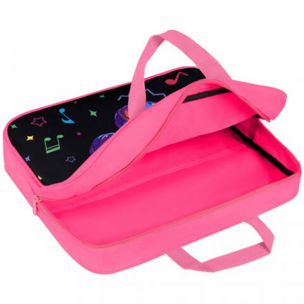 Папка на молнии с ручками BRAUBERG А4, 1 отделение, полиэстер, 80 мм, "Headphones", 273302