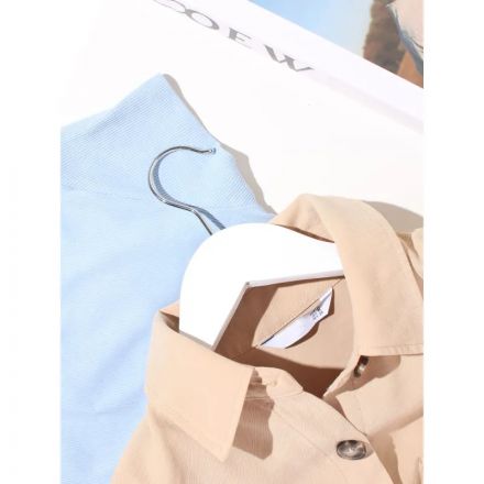 Вешалка-плечики WW_Attache CU3013M-W3/LH001-CW дер,пер,плос,р48-50бел УП3шт