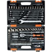 Набор инструментов АВТО, 1/2 , 1/4 , CrV, в кейсе 82 предм Вихрь