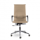 Кресло СН-300 Кайман В soft хром Ср S-0413 (кофейный)