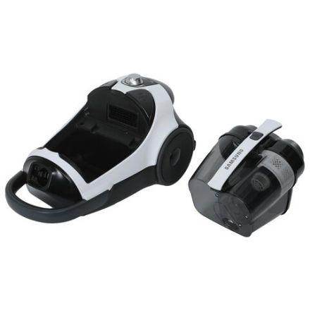 Пылесос SAMSUNG VCC8835V37/XEV, с контейнером "циклон", 2200 Вт, мощность всасывания 430 Вт, белый