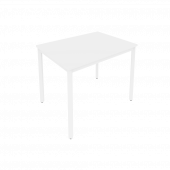 Slim Стол письменный на металлокаркасе С.СП-3 Белый/Белый металл 980*720*750