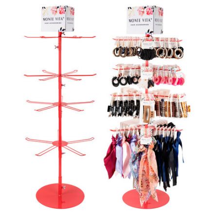 Стойка-вертушка настольная MONTE VITA (МОНТЕ ВИТА), 108х44см, 4 ряда, 22 крючка, 507506 Стойка-вертушка настольная MONTE VITA (МОНТЕ ВИТА), 108х44см, 4 ряда, 22 крючка, 507506