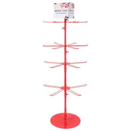Стойка-вертушка настольная MONTE VITA (МОНТЕ ВИТА), 108х44см, 4 ряда, 22 крючка, 507506 Стойка-вертушка настольная MONTE VITA (МОНТЕ ВИТА), 108х44см, 4 ряда, 22 крючка, 507506