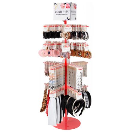 Стойка-вертушка настольная MONTE VITA (МОНТЕ ВИТА), 108х44см, 4 ряда, 22 крючка, 507506 Стойка-вертушка настольная MONTE VITA (МОНТЕ ВИТА), 108х44см, 4 ряда, 22 крючка, 507506