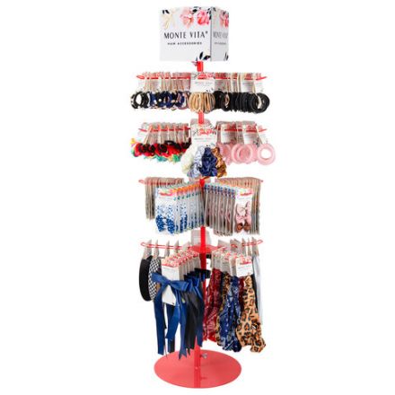 Стойка-вертушка настольная MONTE VITA (МОНТЕ ВИТА), 108х44см, 4 ряда, 22 крючка, 507506 Стойка-вертушка настольная MONTE VITA (МОНТЕ ВИТА), 108х44см, 4 ряда, 22 крючка, 507506