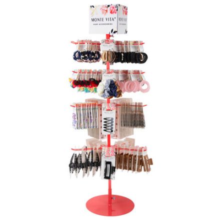Стойка-вертушка настольная MONTE VITA (МОНТЕ ВИТА), 108х44см, 4 ряда, 22 крючка, 507506 Стойка-вертушка настольная MONTE VITA (МОНТЕ ВИТА), 108х44см, 4 ряда, 22 крючка, 507506