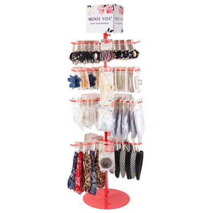 Стойка-вертушка настольная MONTE VITA (МОНТЕ ВИТА), 108х44см, 4 ряда, 22 крючка, 507506 Стойка-вертушка настольная MONTE VITA (МОНТЕ ВИТА), 108х44см, 4 ряда, 22 крючка, 507506