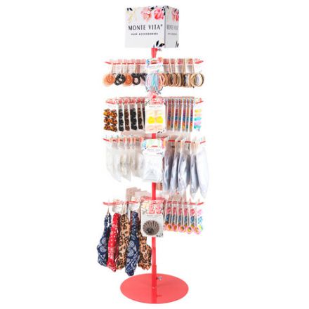Стойка-вертушка настольная MONTE VITA (МОНТЕ ВИТА), 108х44см, 4 ряда, 22 крючка, 507506 Стойка-вертушка настольная MONTE VITA (МОНТЕ ВИТА), 108х44см, 4 ряда, 22 крючка, 507506
