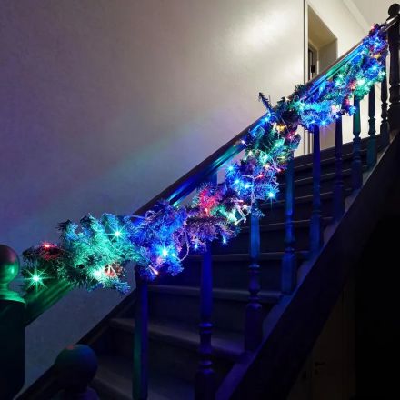 Гирлянда светодиодная Твинкл 15 метров, 120 LED, 8 режимов, Мульти 303-199