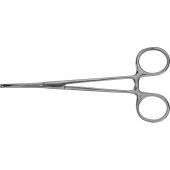 Зажим  кровоостанавливающий 1х2 зубый зубчатый изогнутый № 2, 160 мм З-119