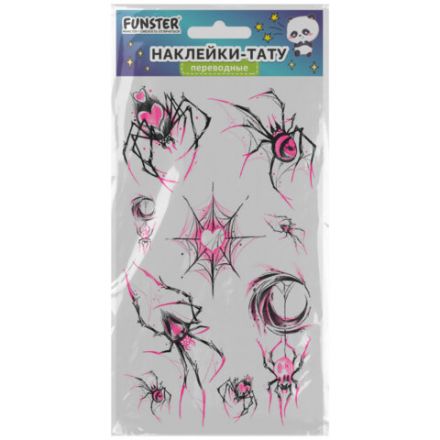 Наклейки-тату переводные "Разные", 20,5х10 см, ассорти 12 видов, FUNSTER (ФАНСТЕР), 666102 Наклейки-тату переводные "Разные", 20,5х10 см, ассорти 12 видов, FUNSTER (ФАНСТЕР), 666102