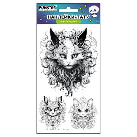 Наклейки-тату переводные "Разные", 20,5х10 см, ассорти 12 видов, FUNSTER (ФАНСТЕР), 666102 Наклейки-тату переводные "Разные", 20,5х10 см, ассорти 12 видов, FUNSTER (ФАНСТЕР), 666102