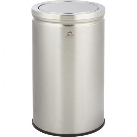 Урна с качающейся крышкой нерж.сталь Luscan Professional 18л