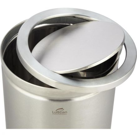 Урна с качающейся крышкой нерж.сталь Luscan Professional 18л