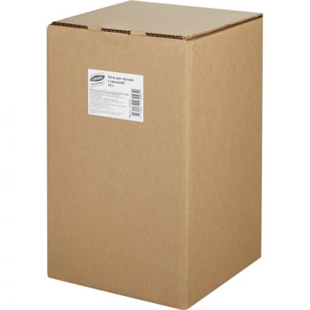 Урна с качающейся крышкой нерж.сталь Luscan Professional 18л