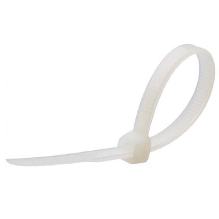 Хомут стяжка нейлоновая (белый) КСС 4x150 (100шт/уп) Fortisflex 49395 Хомут стяжка нейлоновая (белый) КСС 4x150 (100шт/уп) Fortisflex 49395