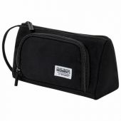 Пенал-косметичка BRAUBERG с ручкой, 1 откидная планка, полиэстер, 22x10х8 см, Black, 272339 Пенал-косметичка BRAUBERG с ручкой, 1 откидная планка, полиэстер, 22x10х8 см, Black, 272339