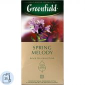 Чай Greenfield Spring Melody черный с ароматом фруктов и душистых трав 25 пакетиков