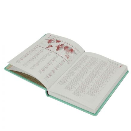 Ежедневник недатированный А5+, 136л, Velvet зефирный мятный 3-115/36