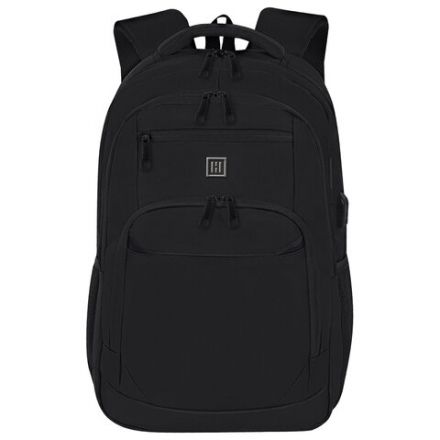 Рюкзак HEIKKI SECURE (ХЕЙКИ) универсальный, отделение для ноутбука, черный, 46x31x19 см, 273894