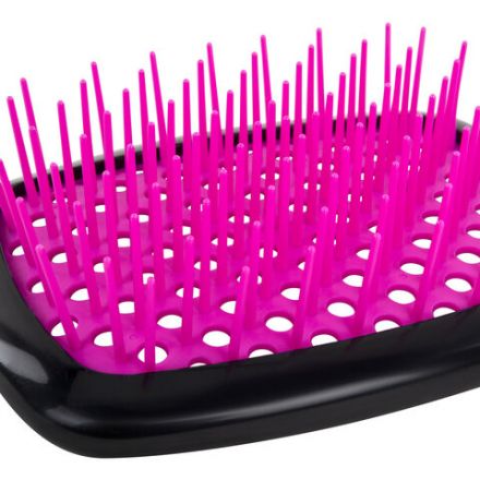 Расческа для волос массажная 20х8,5 см, НАБОР 2 шт. + щетка для чистки В ПОДАРОК, MONTE VITA (МОНТЕ ВИТА), 457434