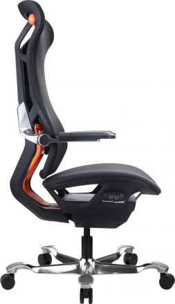 Эргономичное кресло Everprof Atom Black Экокожа Черный