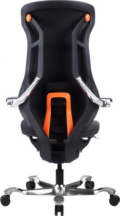 Эргономичное кресло Everprof Atom Black Экокожа Черный