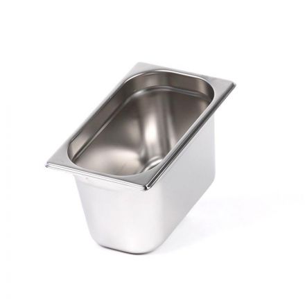 Гастроемкость LUXSTAHL нерж.сталь, GN 1/4, 26,5х16,4х15см, (га21)