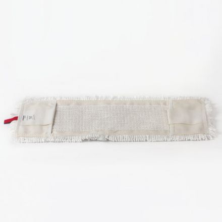 Насадка МОП плоская для швабры/держателя 50 см, уши/карманы (ТИП У/К), петлевая микрофибра, LAIMA EXPERT, 605316