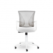 Кресло СН-800 Энжел белый Ср TW-71/Е01-к (серебристый/белый)