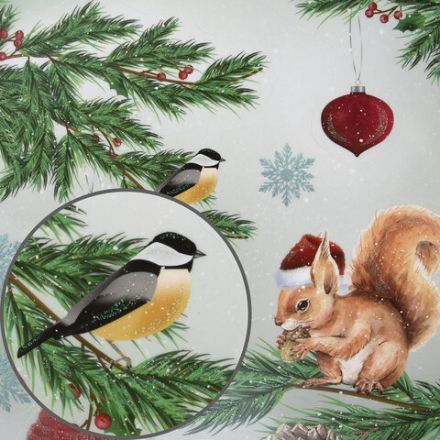 Наклейка для окон (1 штука) двусторонняя МНОГОРАЗОВАЯ 30х38 см, "Ассорти № 1", ЗОЛОТАЯ СКАЗКА, 591921