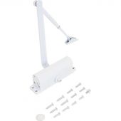 Доводчик дверной NOTEDO DC-080 WHITE  60-120 кг белый (10)