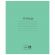 Тетрадь ЗЕЛЁНАЯ обложка 24 л., линия с полями, офсет №2 ЭКОНОМ, "ПИФАГОР", 107126