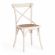 Стул CROSS (mod.CB2001) дерево вяз, 49.5*53.5*87, Белый (butter white)