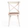 Стул CROSS (mod.CB2001) дерево вяз, 49.5*53.5*87, Белый (butter white)