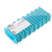 Губки для мытья посуды Т126 д/сложных загрязнений 130х70х45 синие 8шт/уп